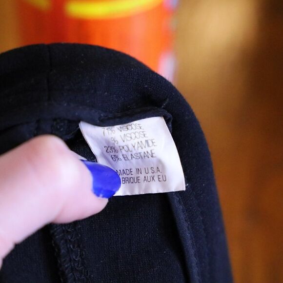 Theory Black Structured Riding Pants Sz 6 - Picture 9 of 9